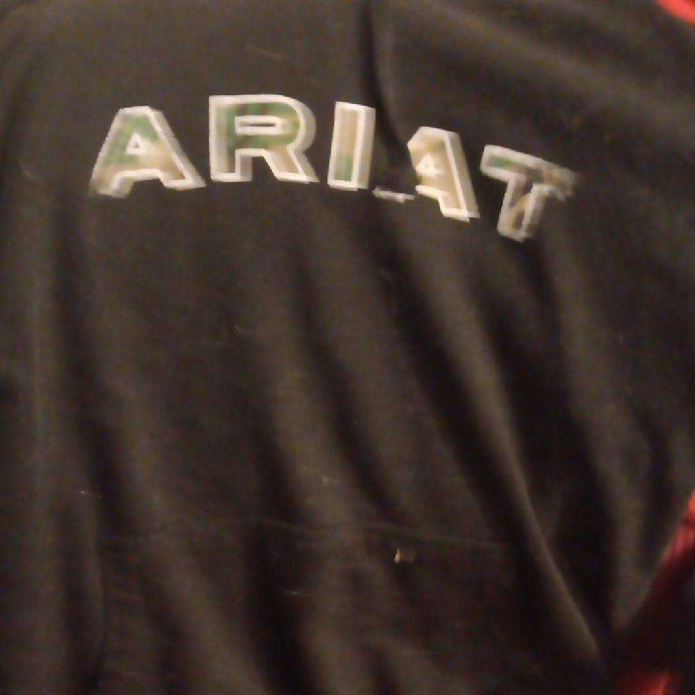 Ariat Black Sweatshirt with Logo Mens Large